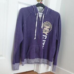 American Eagle Outfitters NYC Hoodie Size XXL TTG Deep Purple Hoodie